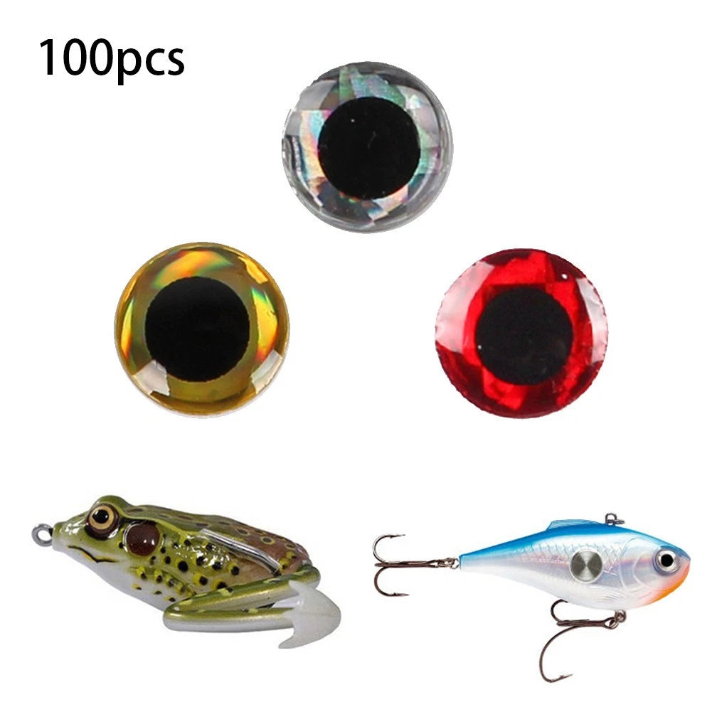 100x 3D Fish Eye Stickers for Lures