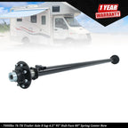 7k TK Trailer Axle for 8 Lug Trailers (95" Hub Face, 80" Spring Center)