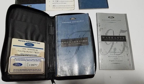 Owners Manual for Ford Thunderbird (1995)