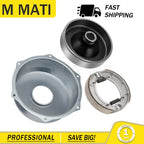 Rear Brake Cover Drum & Brake Shoes Kit for Yamaha Kodiak 400 4x4 (2003)