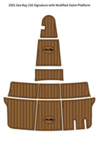 EVA Teak Flooring Mat for Sea Ray 230 Signature (2001)