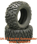 2 WANDA ATV Tires 27x11-12 for Can-Am Commander 800R/1000XTP (2014–2017)