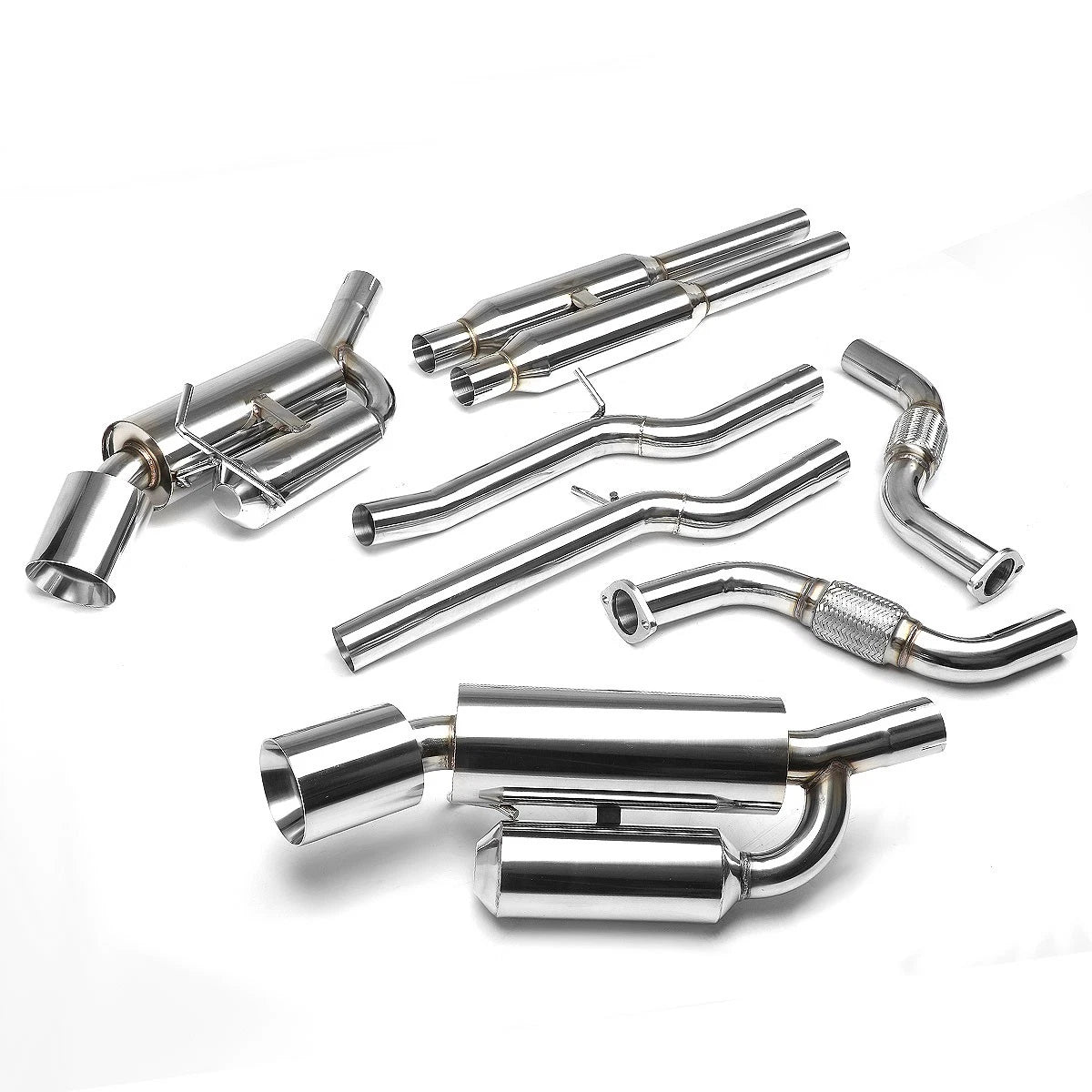 Dual Muffler Catback Exhaust System for Nissan 370Z Z34 (2009–2020)