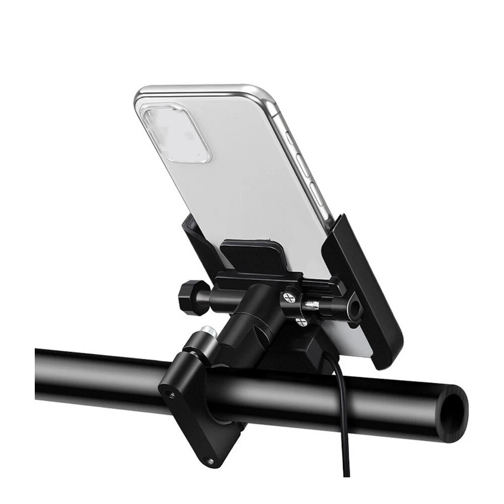 Motorcycle Phone Holder Mount with USB Charger for Harley Street Glide (2014–2023)