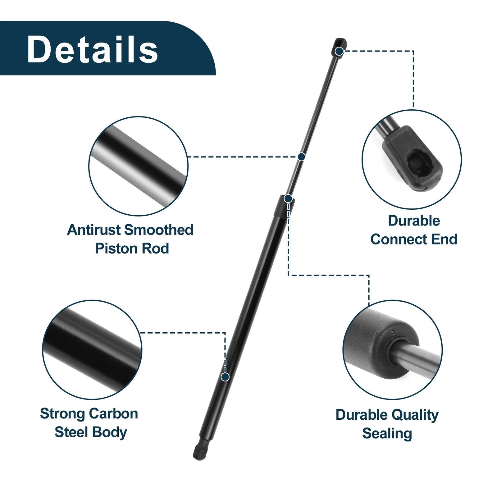 Rear Hatch Lift Supports Struts Gas Spring No. 689500E100B for Toyota Highlander (2001–2007)