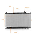 Full Aluminum Core Radiator for Acura TLX 3.5L (2015–2020) DPI-13516