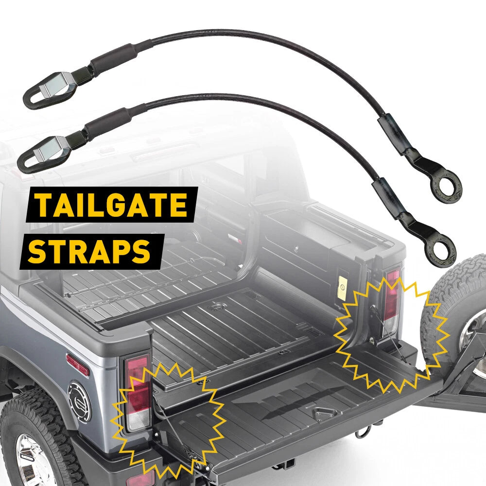 Tailgate Cables for Chevrolet Silverado 1500 GMC Sierra 1500 (1999–2006) LH/RH