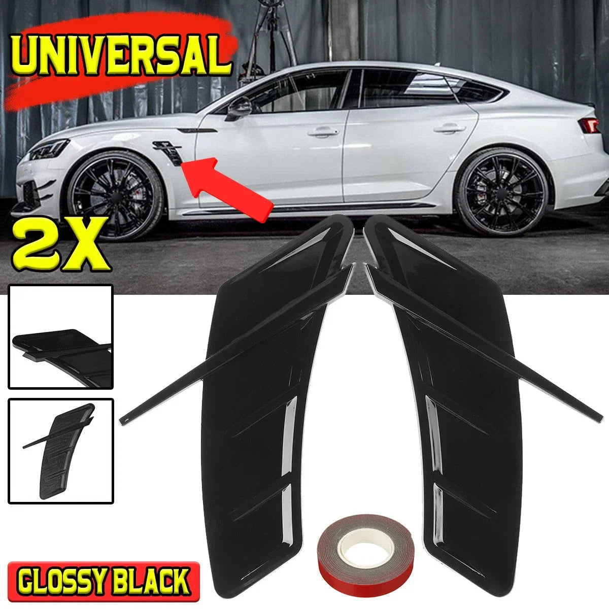 Side Marker Fender Air Wing Vent Trim Cover for BMW X5 (1999–2013)