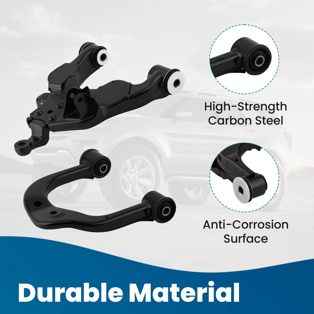 4X Front Upper & Lower Control Arm for Toyota Sequoia (2001–2003)