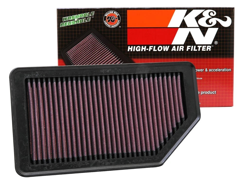 K&N 33-2472 Engine Air Filter for Hyundai Accent Veloster Kia Rio Soul (2011–2023)