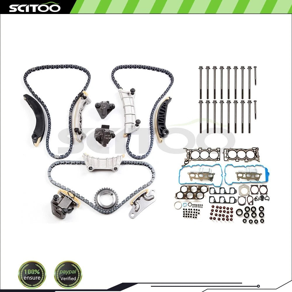 Timing Chain Kit & Head Gasket Bolt Set for Saturn Aura (2007–2009)
