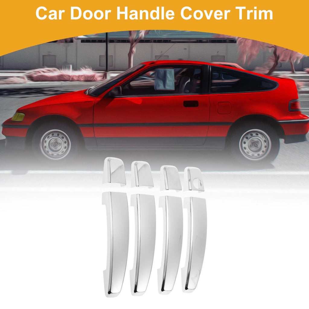 Car Door Handle Cover Trim for Chevrolet Cruze Camaro Aveo (2011–2020) Silver Tone