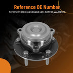 Rear Wheel Hub Bearing Assembly 512575 for Buick Envision LaCrosse (2017–2019)