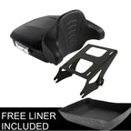 Chopped Trunk Backrest Mount Rack for Harley Street Glide (2014–2025)