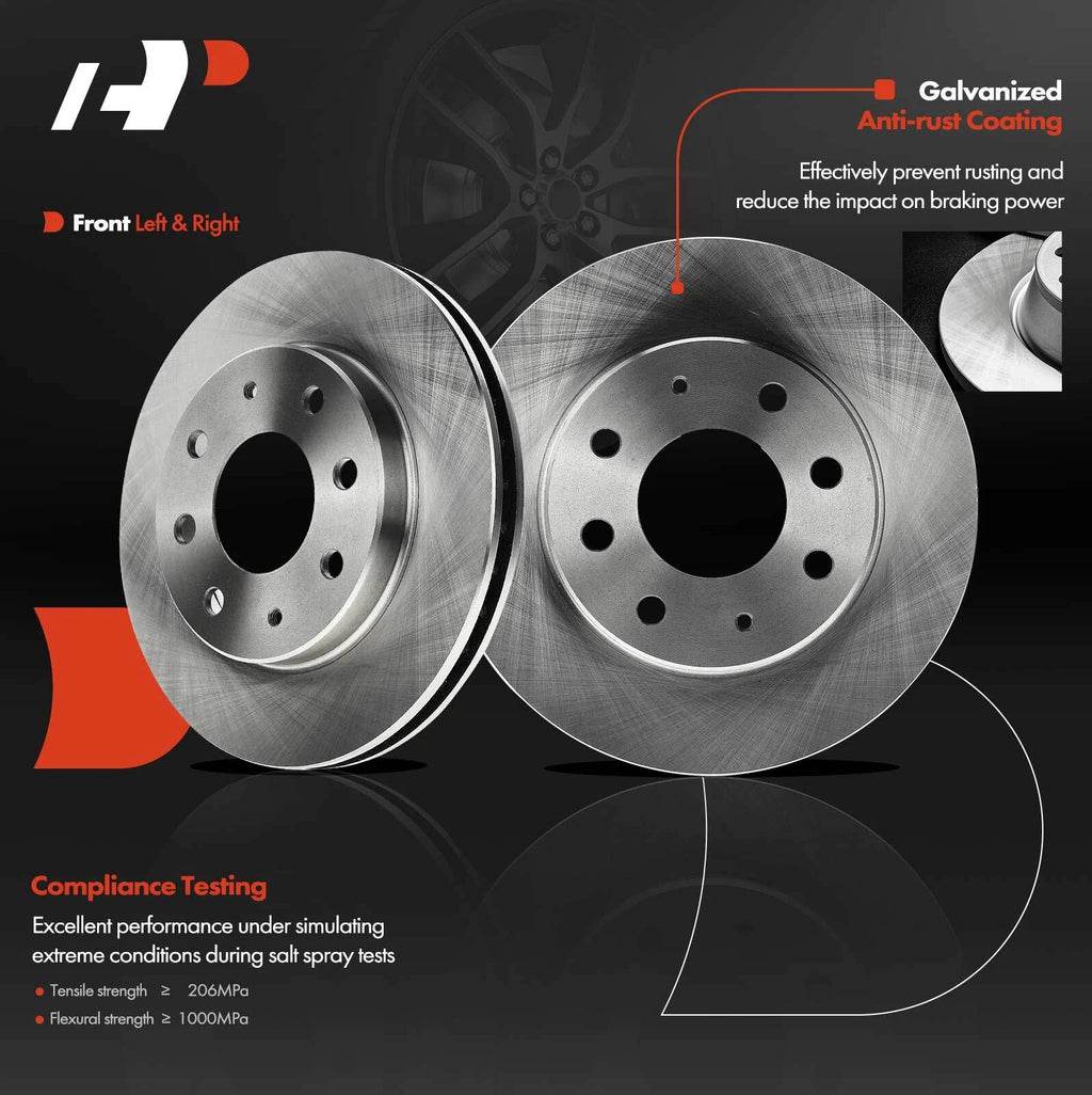 Front Disc Brake Rotors for Hyundai Tiburon Elantra Mitsubishi Galant