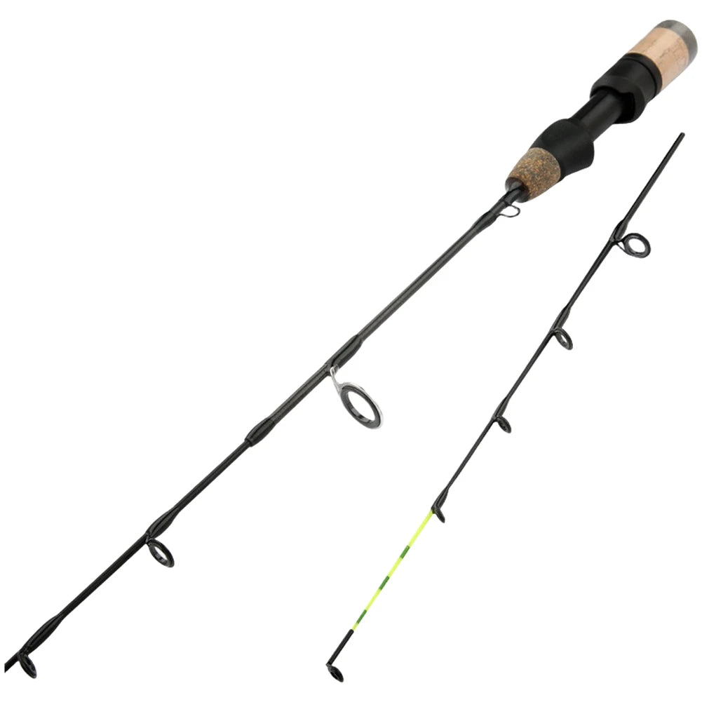 Carbon Fiber Ice Fishing Rod for Telescopic Shrimp Pole (60CM)