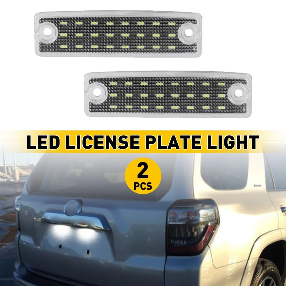 24-SMD LED White License Plate Light 6000K for Toyota 4Runner (1996–2022)