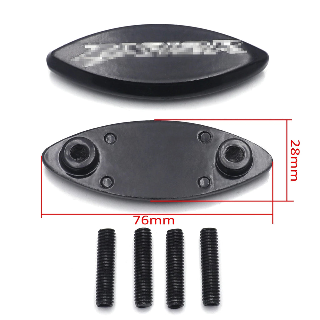 Mirror Block Off Base for Kawasaki Ninja ZX-12R (2000–2006) Black