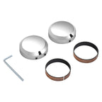 Front Fork Stem Upper Nut Covers for Harley Sportster Dyna (2014–2020)