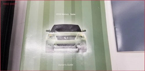 Owner's Manual for Mercury Sable (2008) OEM with Case & Dealer Sticker
