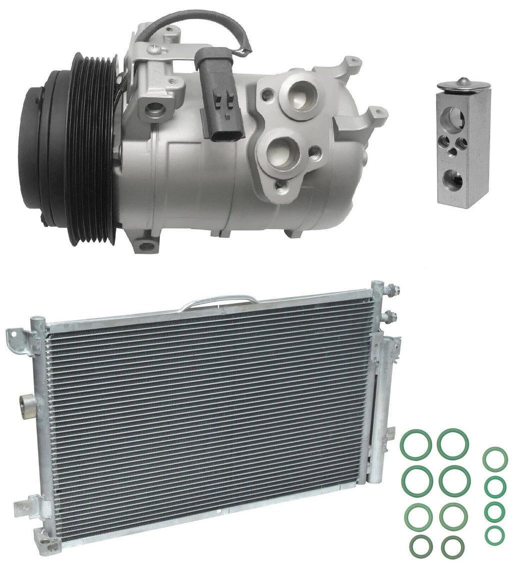 AC Compressor Kit With Condenser for Chrysler Pacifica 4.0L (2007–2008)
