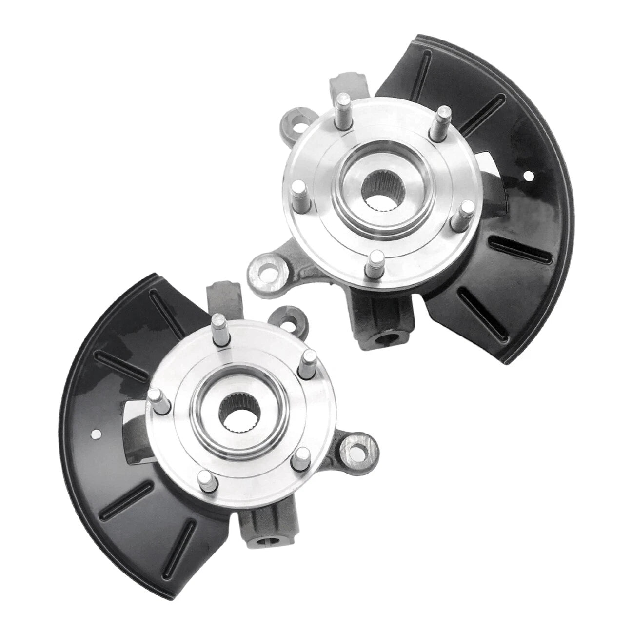2X Front Steering Knuckle & Wheel Bearing Hub Assembly for Ford Mercury Mazda