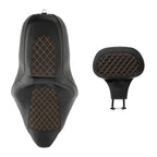 Driver Passenger Seat Rider Backrest for Harley Street Glide (2009-2023)