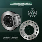 4X 2" Hub Centric Wheel Spacers 8x200 14x1.5 for Ford F-350 Super Duty (2005–2024)