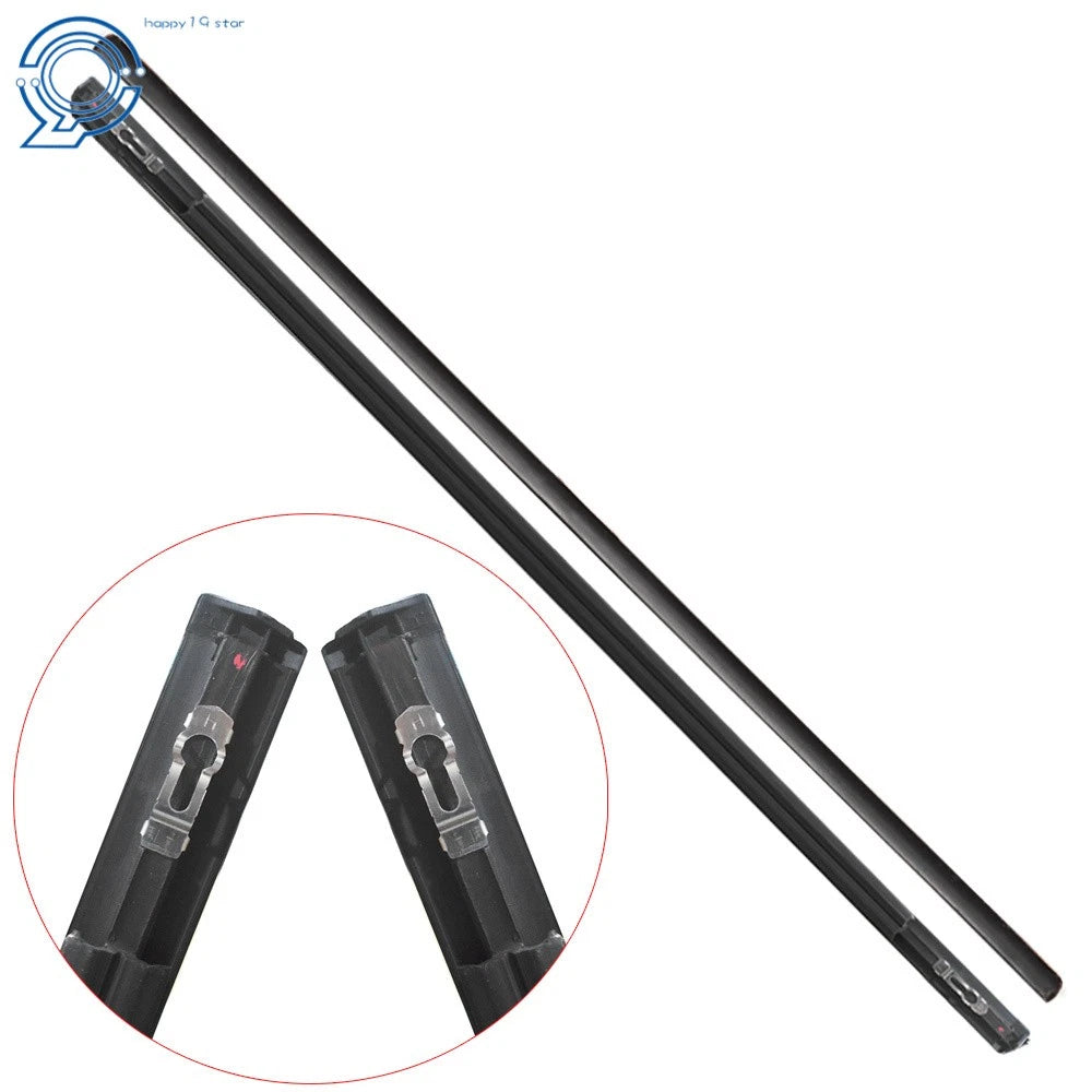 Set of 2 Black Roof Trim Molding for Honda Civic (2012–2015)