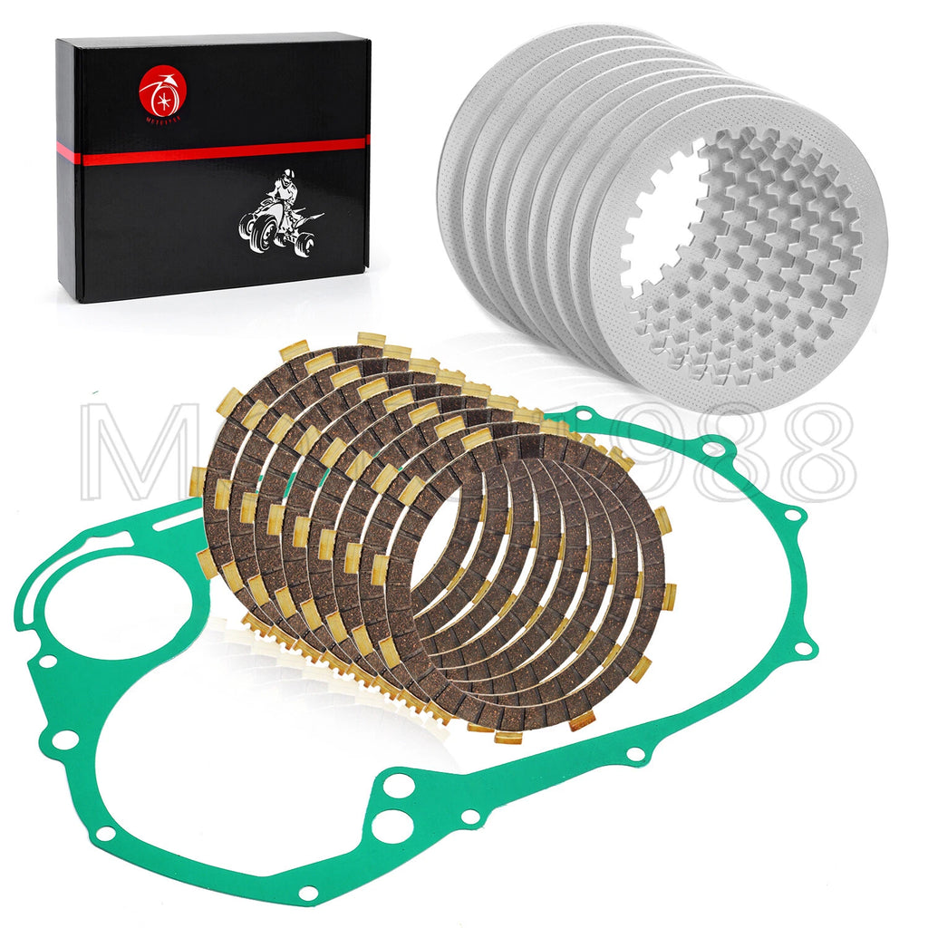 Clutch Plate Kit with Crankcase Cover Gasket for Yamaha V-Star 1100 (1999–2009)