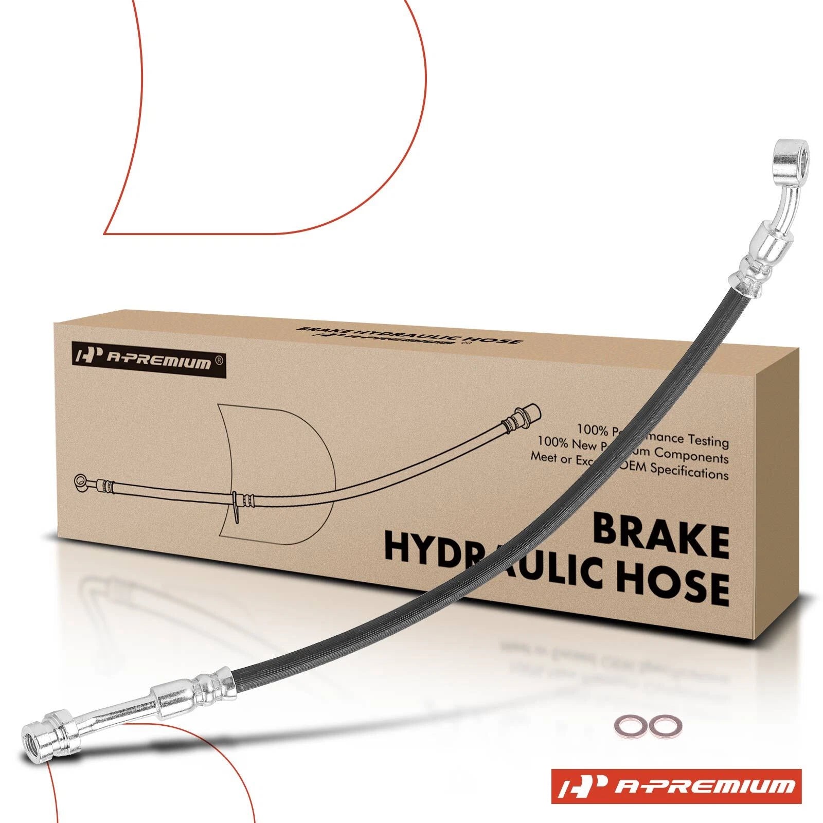 Front Left Brake Hydraulic Hose for Kia Sorento (2011–2013)