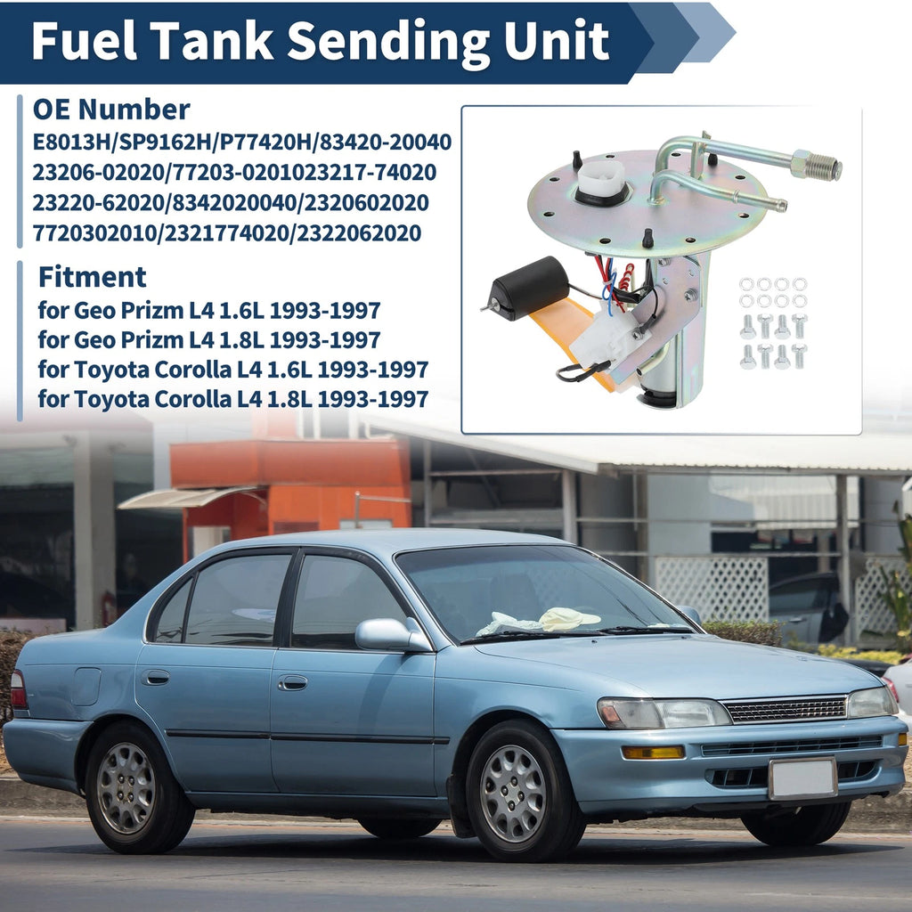 Fuel Tank Sending Unit for Toyota Corolla, Geo Prizm (1994–1996) No. 83420-20040