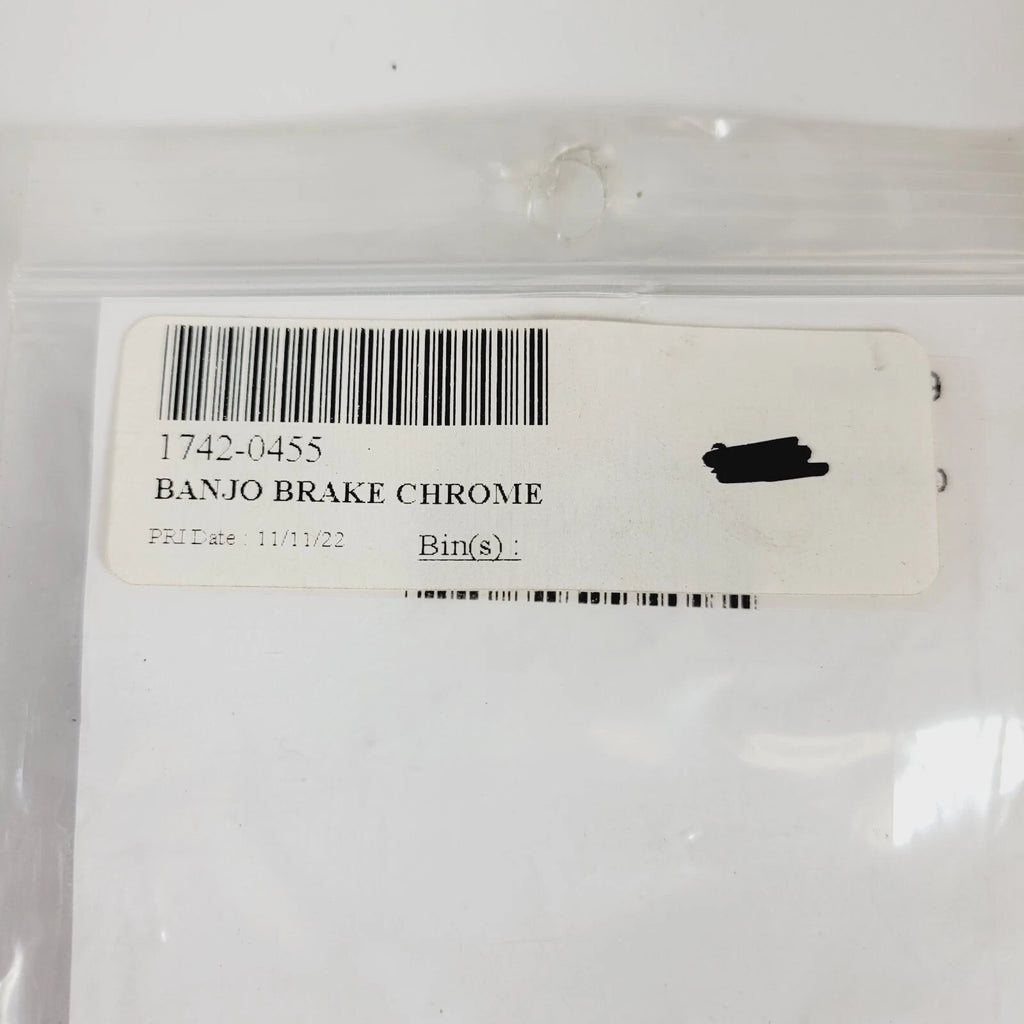 Upper Brake Line Adapters for Magnum Trike (1742-0455, 37019) Chrome