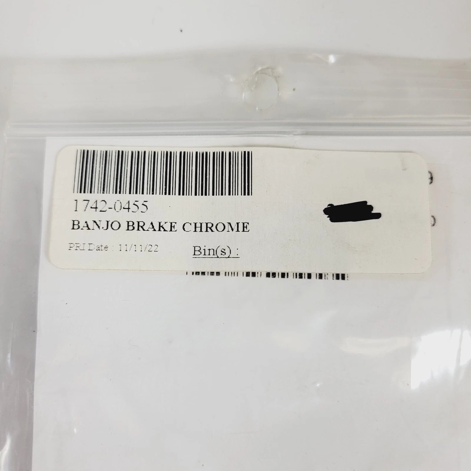 Upper Brake Line Adapters for Magnum Trike (1742-0455, 37019) Chrome