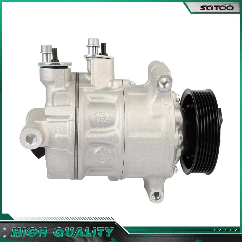A/C Compressor w/Clutch for Audi Q5 Q7 A4 A6 A7 (2013–2020) 1.8L 2.0L