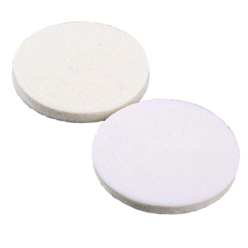 2X 80mm Wool Felt Grinding Discs for Metal Polishing