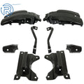 Set of 2 Front Bumper Brace Brackets for Chevrolet Silverado 1500 (2007–2013)
