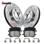 Front Drilled Rotors & Ceramic Pads for Toyota Corolla Matrix (2003–2008)