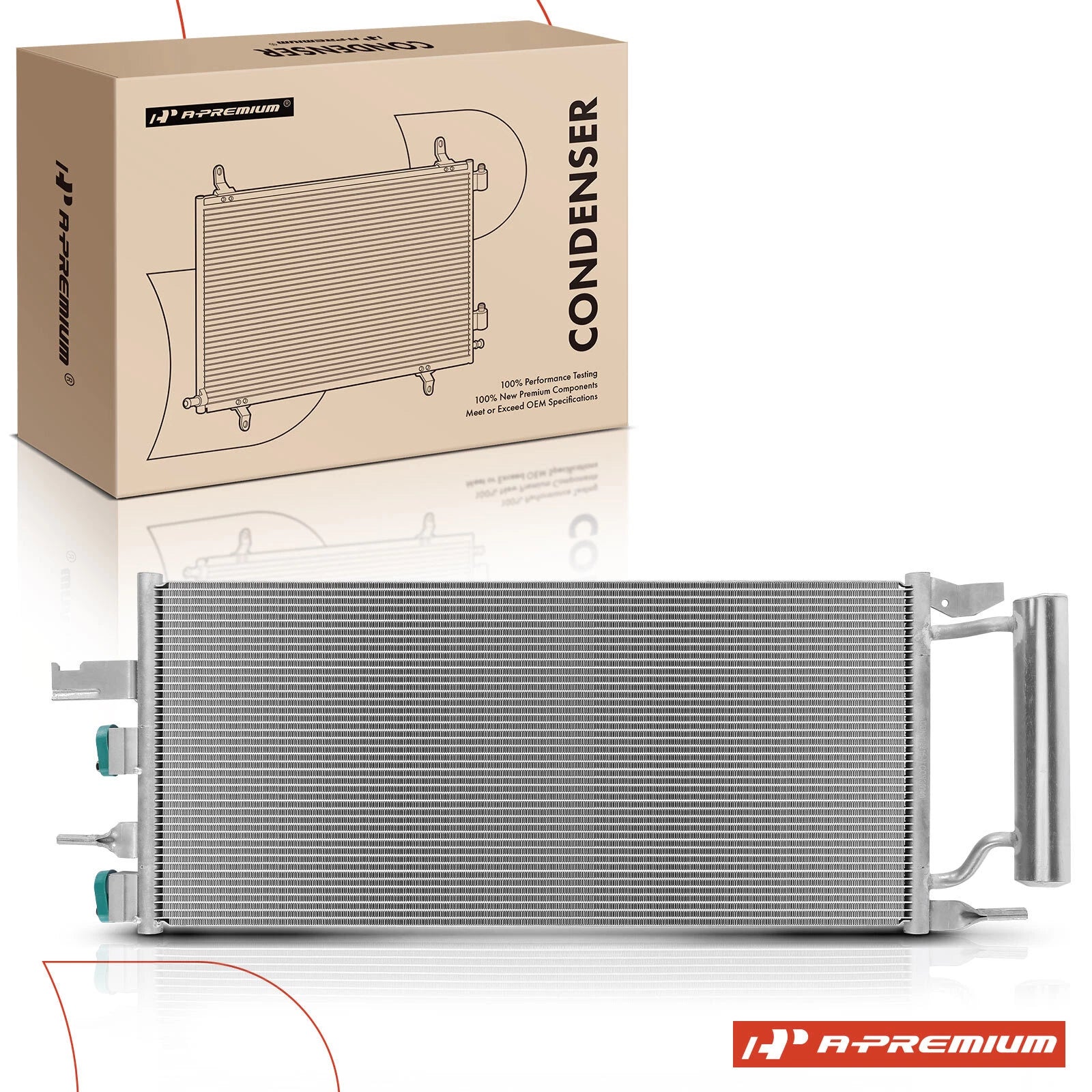 A/C Condenser with Bracket & Receiver Drier for BMW X1 (2016–2022)