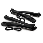 Black Rear Passenger Footpeg Footrest w/ LED Signal for Yamaha YZF R1 (2004–2008)