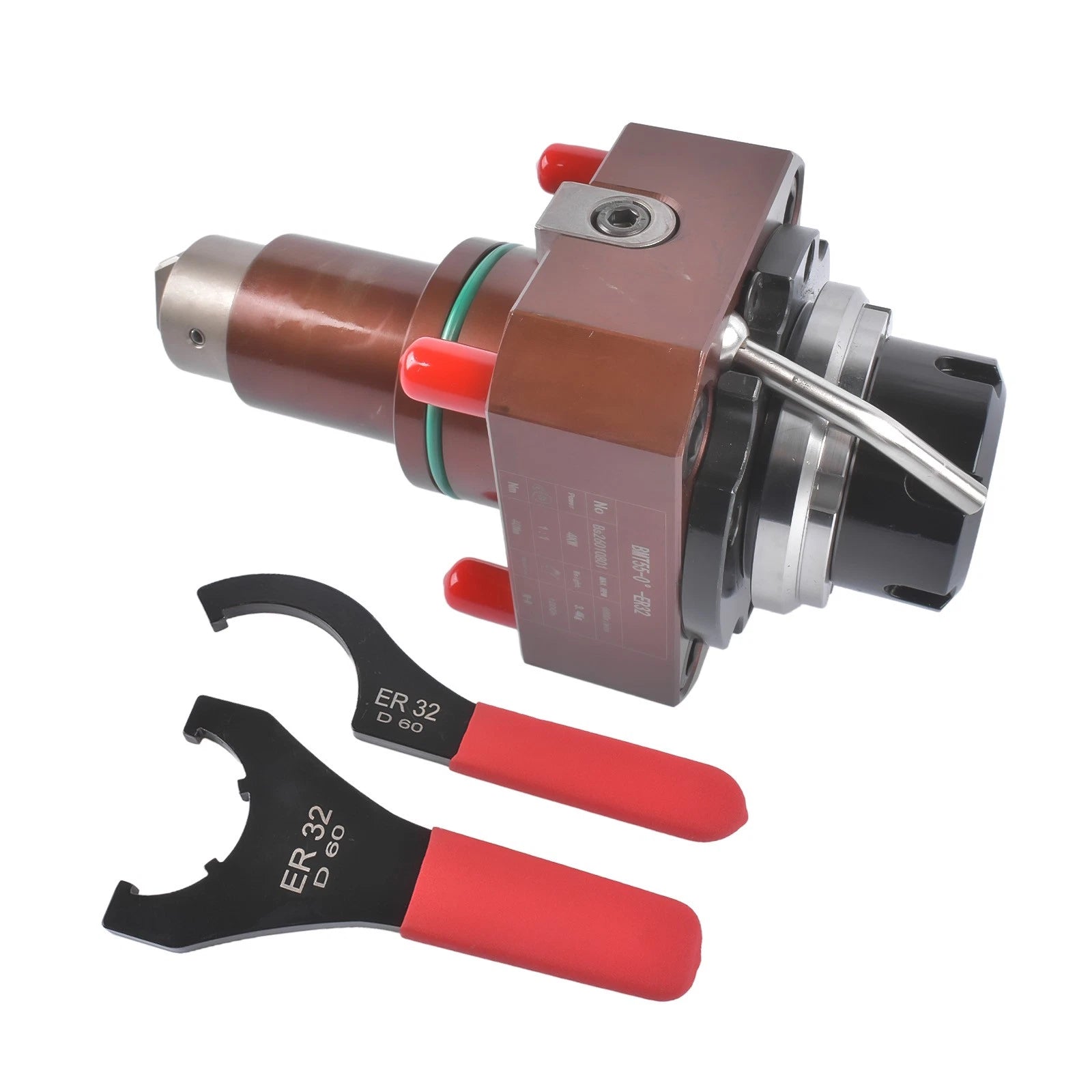 Driven Tool Holder for CNC Milling Machine (BMT55-0°-ER32)