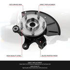 Front Driver Side Loaded Wheel Bearing Knuckle for Escape Tribute Mariner (2001–2012)