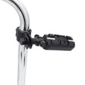 Black Grooved Zombie Wing with 1" 1.25" Foot Peg Clamp for Triumph Rocket 3 (2004–2023)