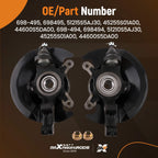 Steering Knuckle & Wheel Hub Bearing Assembly for Honda Civic (2003-2005)