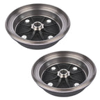 Pair Front Brake Drums for Kawasaki Mule 3000 3010 3020 4000 4010