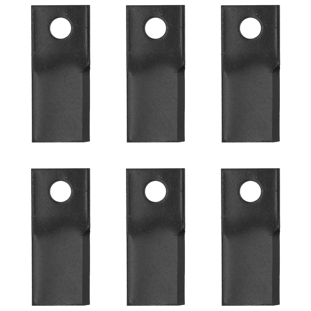 Set of 6 Left Hand Disc Mower Blades for Various Applications