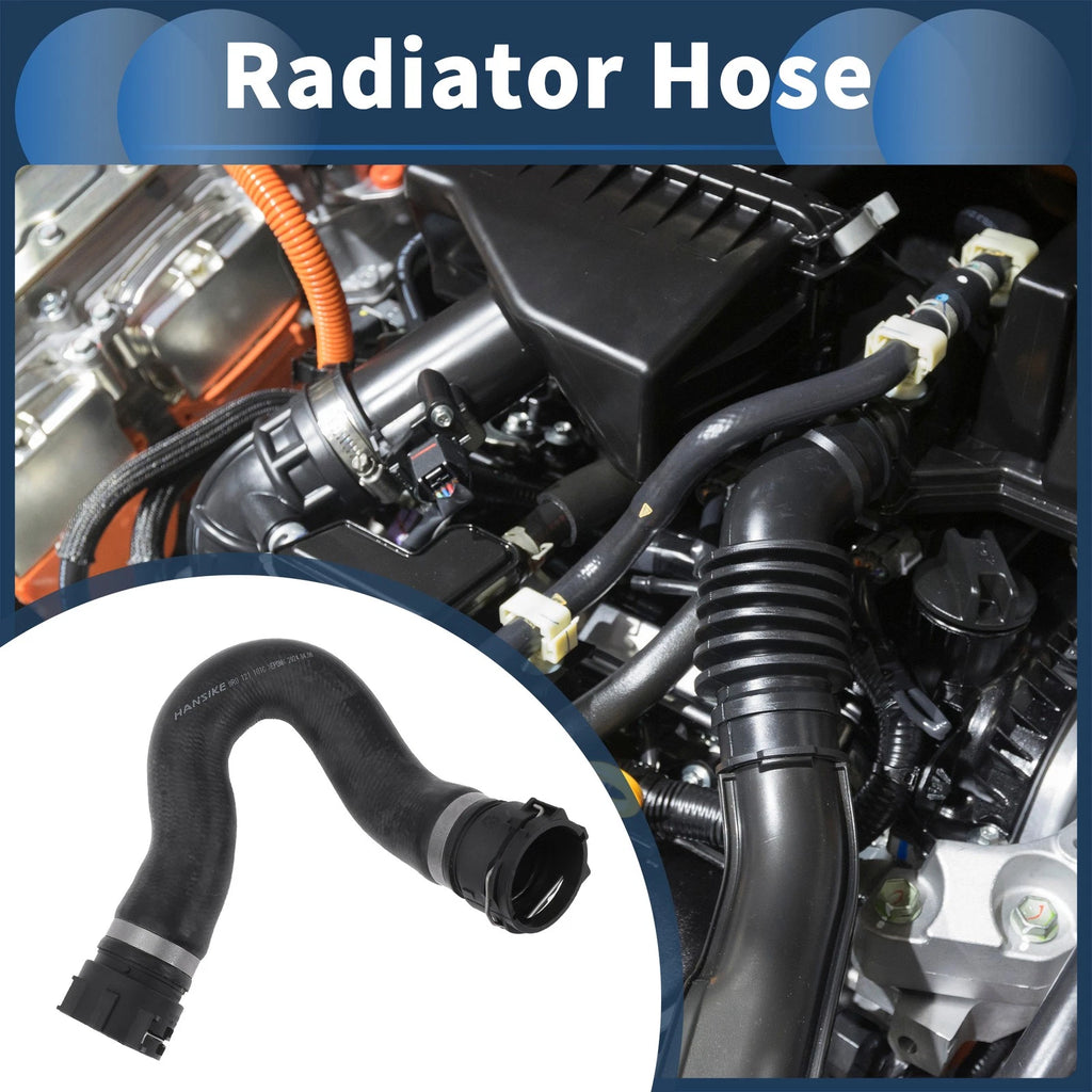 Radiator Hose for Audi Q5 3.0L (2013–2017) No. 8R0121101C Black 1 Pc