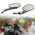 Matte Black Rearview Side Mirror for Harley Sportster 883, Softail, Dyna (2004-2023)