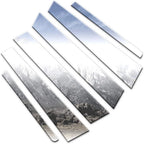Luxury Chrome Pillar Post Trim Kit with Rear Pieces for Jaguar S Type (2003–2008)
