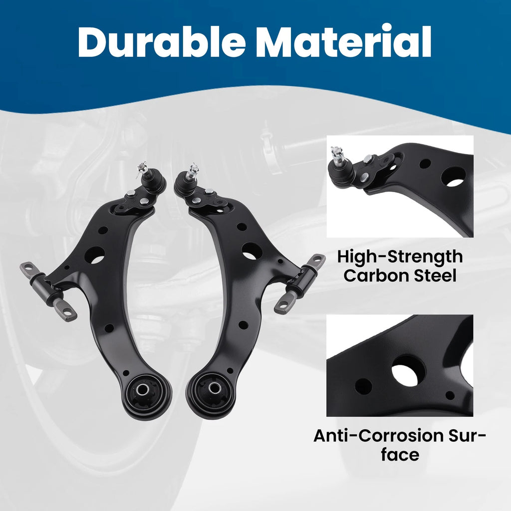 12 Pcs Suspension Kit Control Arm w/Ball Joint for Toyota Camry (2007–2011)